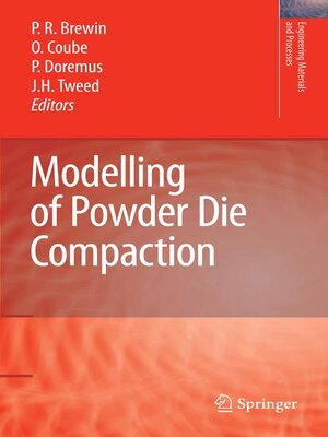 cover image of Modelling of Powder Die Compaction